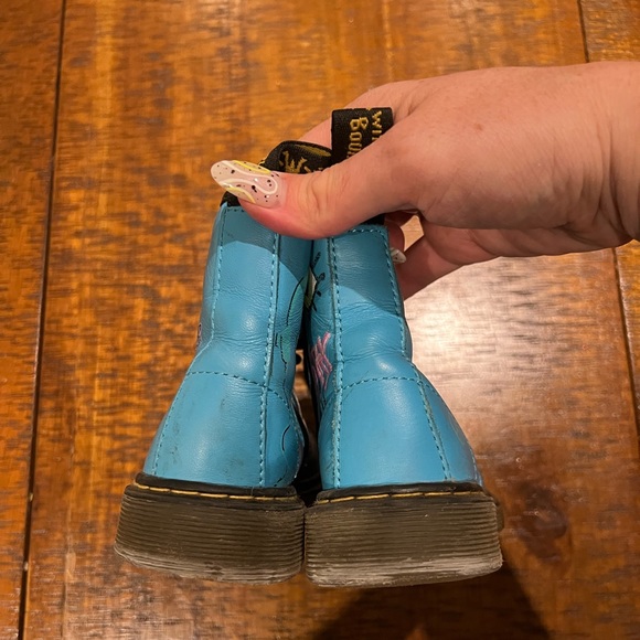 Blue Dr Martens boots - Picture 9 of 13